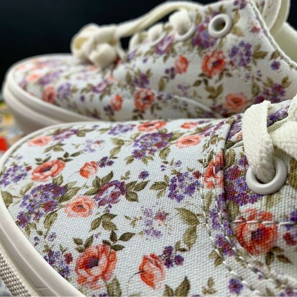 Vans Era Vintage Floral White Women's Various Sizes - Picture 11 of 13